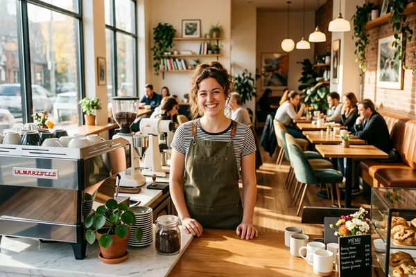明るいカフェの未来像