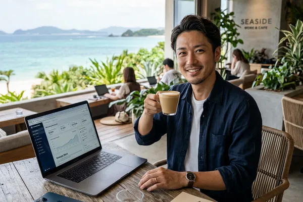 Lステップのスキルで場所を選ばず働く未来